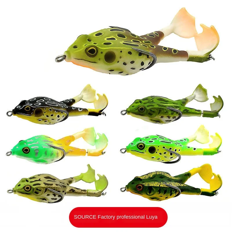 

2020 Rotating Legs Thunder Frog 9cm/13.7g Ten Colors Optional Floating Water Outdoor Fishing Bionic Lure Lure Simulation Bait