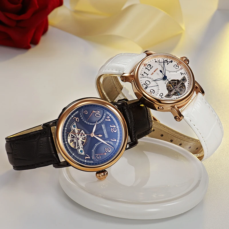 New Luxury Automatic Mechanical Men's Watch Waterproof Stainless Steel Ladies' Watches Business Wristwatch Fashion Clock 1963 |