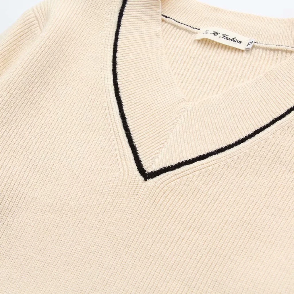 Большие размеры, XL-3XL, осенне-зимний женский свитер, Свободный пуловер с длинными рукавами, трикотажные топы в полоску