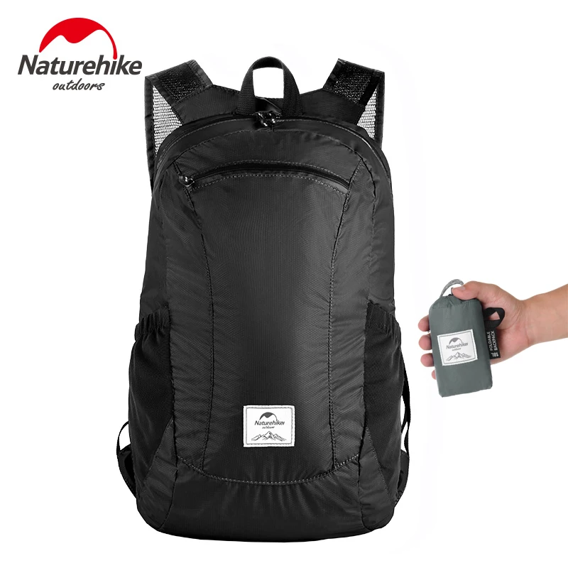 NatureHike складной рюкзак Ультра легкий складывающийся рюкзак походный рюкзак, водонепроницаемый удобный походный открытый рюкзак