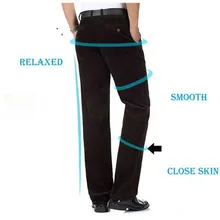 Вельветовые брюки мужские свободные джоггеры среднего возраста мужские осенние зимние мужские деловые повседневные штаны вельветовые Большие размеры