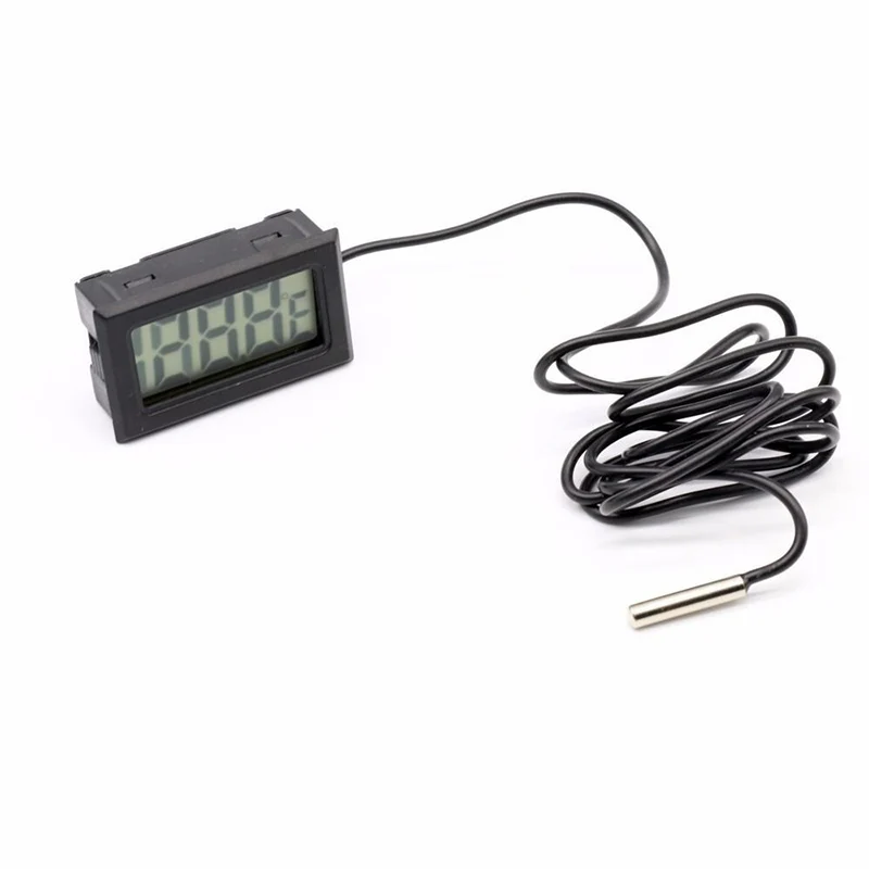 LCD Digital Probe Refrigerator Freezer Thermometer Aquarium Car Sensor -50~110&deg;C