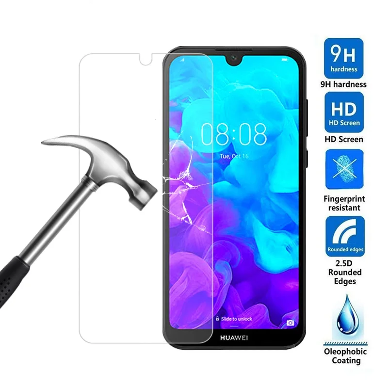 Закаленное защитное стекло 10 шт. для Huawei Honor 8 Lite 8A Pro 8C S 8X A8 C8 S8 X8 A C X Y5 2019 Prime 2018