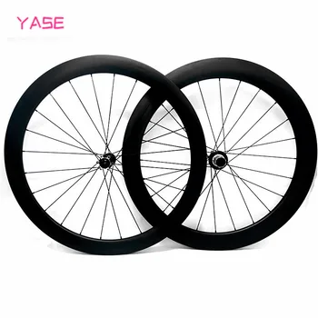 

bicycle wheel carbon wheels disc brake 700c Powerway CX32 straight pull 700c wheel 35x30mm tubeless asymmetry carbon wheelset