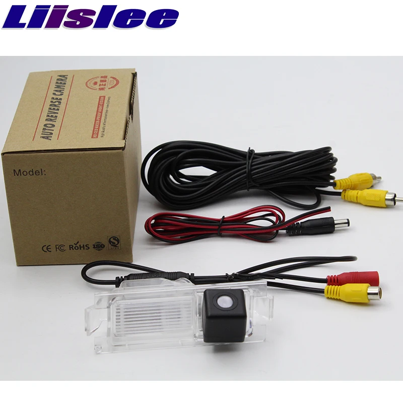 Liislee For Hyundai Verna Accent Blue Fluidic Solaris Waterproof Rear View Back Up Camera Car Camera For PAL : NTSC | CCD + RCA4