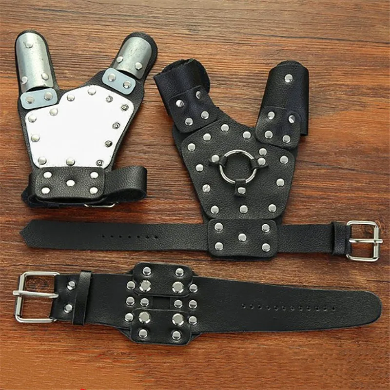 

Hot sale 2019 new slingshot catapult hunting shooting fish protection hand gloves left / right hand protection hand