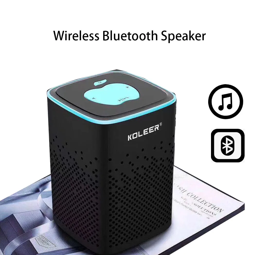 818 красочный беспроводной Bluetooth динамик открытый красочные лампы карты вставки подарок сабвуфер звук