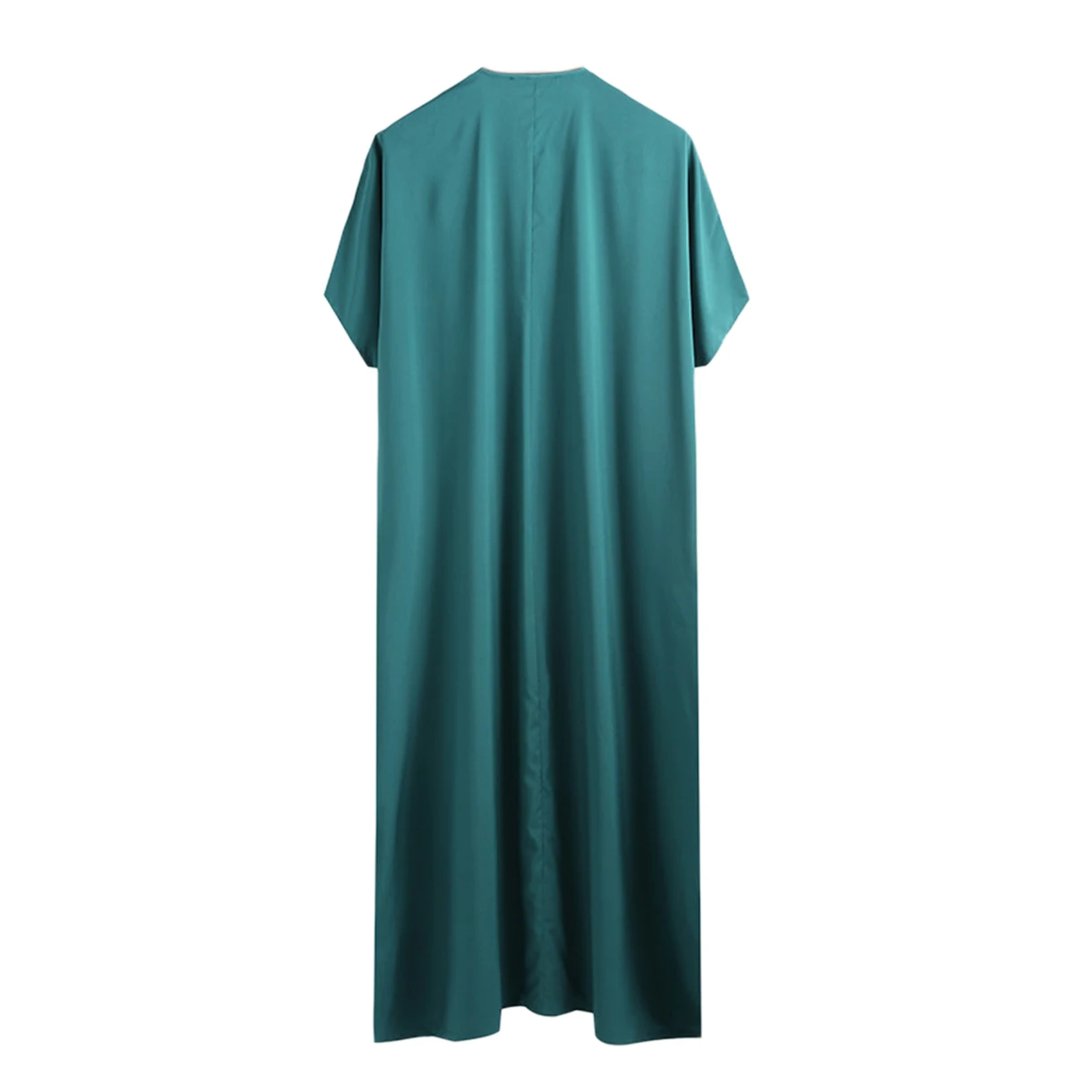 IMCUTE Jubba Thobe мужской исламский арабский кафтан однотонный с коротким рукавом