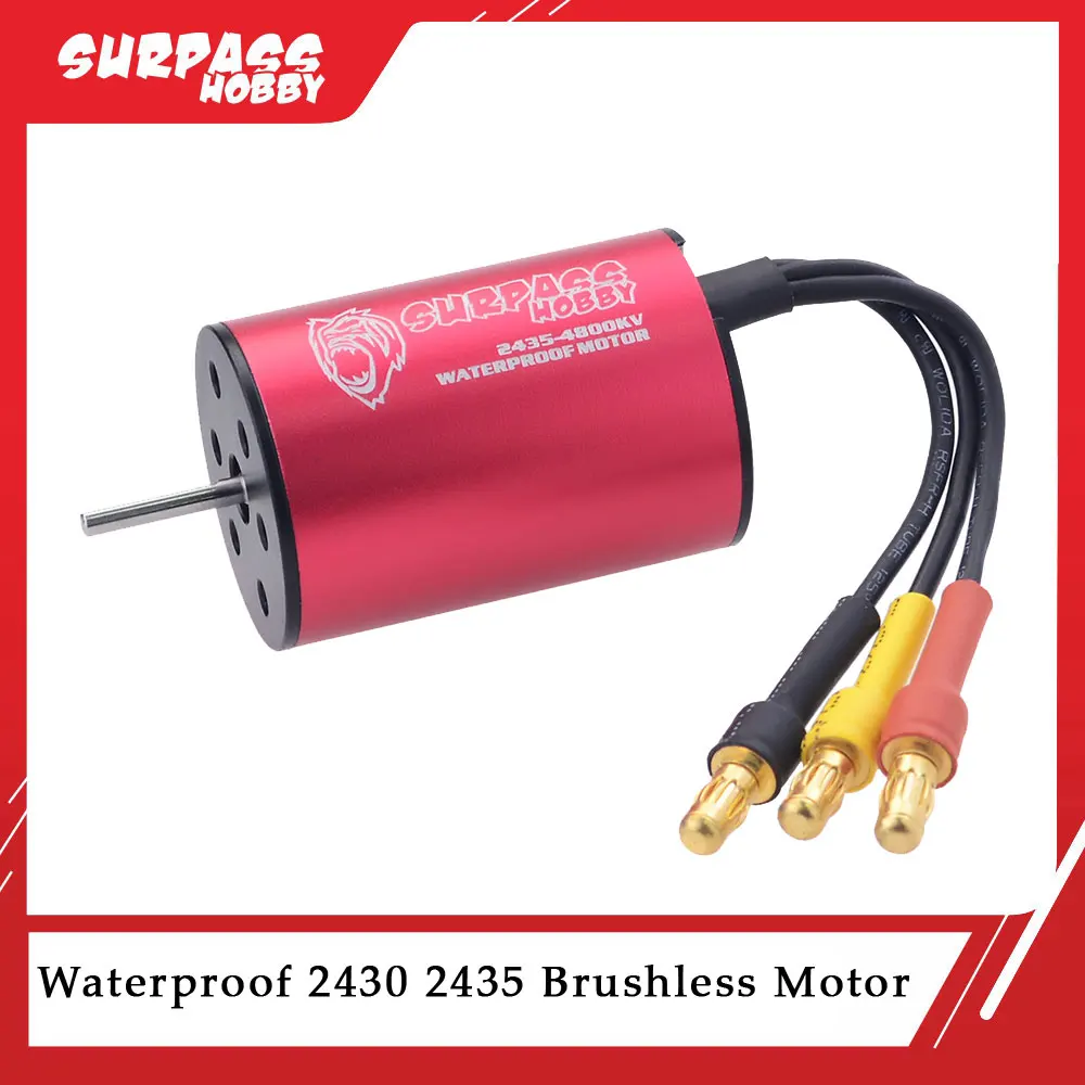 Бесщеточный мотор 2430 2435 4800KV 6100KV 2S для Traxxas tiiya Redcat HSP 1/16 1/18 RC багги дрифт