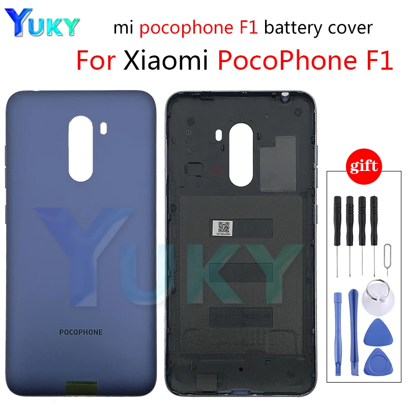 Крышка батарейного отсека для Xiaomi PocoPhone F1 задняя крышка корпуса панель питания