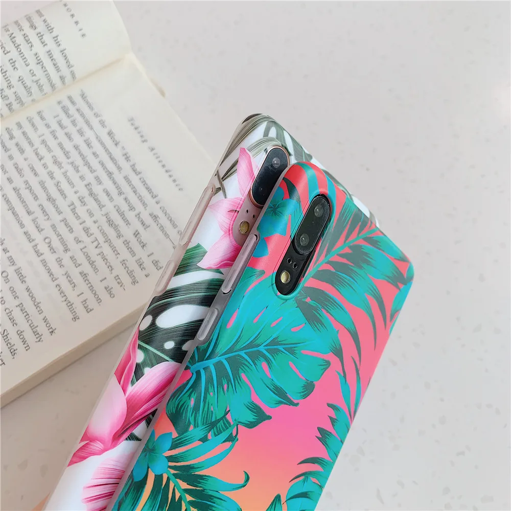 Чехол для телефона Huawei Mate 20 Lite P20 P30 Pro роскошный винтажный мягкий матовый чехол IMD