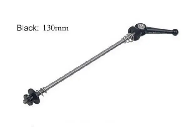 130mm black Титановый сплав Mtb шоссейный велосипед велосипедный рычаг шампуры быстроразъемный концентратор MTB велосипед велосипедный рычаг шампур велосипедный Ступица колеса - Цвет: 130mm black
