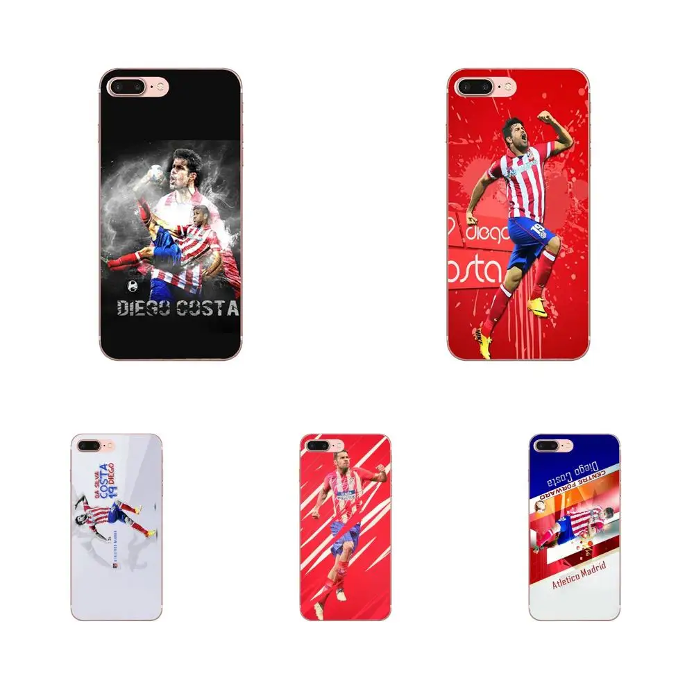 

For Xiaomi Mi3 Mi4 Mi4C Mi4i Mi5 Mi 5S 5X 6 6X 8 SE Pro Lite A1 Max Mix 2 Note 3 4 Soft Transparent Case Footballer Diego Costa
