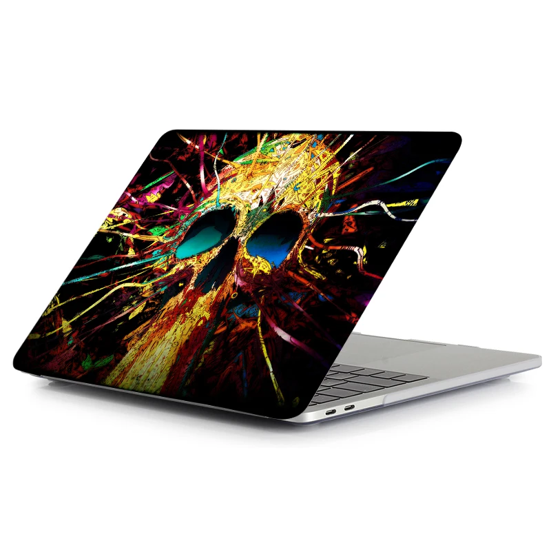 MTT чехол с черепом для Macbook Pro 13 15 дюймов с сенсорной панелью чехол для ноутбука macbook Air Pro retina 11 12 13 15 жесткий чехол