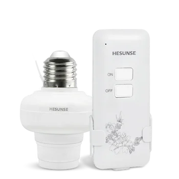 

New Type YE27 Free Shipping 220V 433.92mhz One Way Remote Control Lamp & Bulb Holder