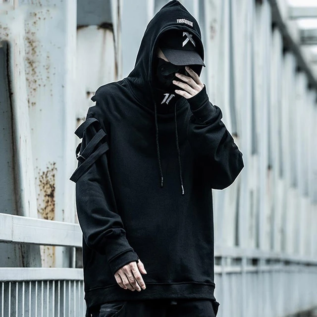 April Momo Tactical Function Harajuku Hoodie Men Embroidery Ninja  Streetwear Hoodie Sweatshirt Man Cotton Pullover Outwear - Hoodies u0026  Sweatshirts - AliExpress