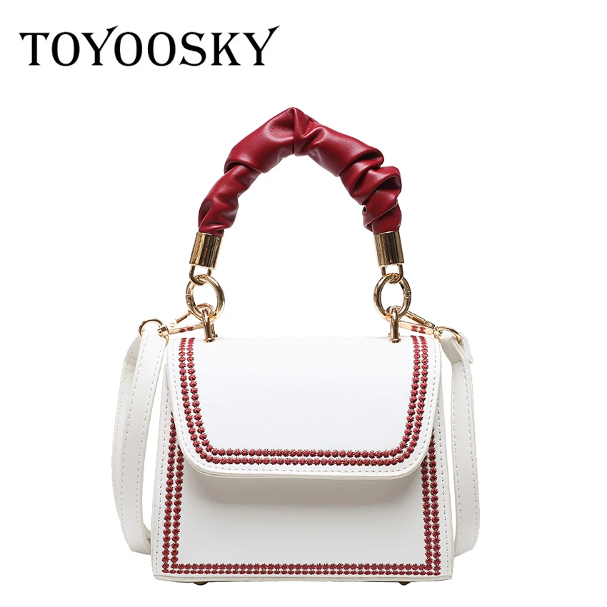 

TOYOOSKY Mini PU Leather Crossbody Bags For Women 2020 Elegant Shoulder Handbags Female Travel Totes Lady Cross Body Bag