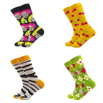 

Kawaii Cartoon print cute socks compression cotton Women Funny Men Sock Colorful Funny short Socks For Gift