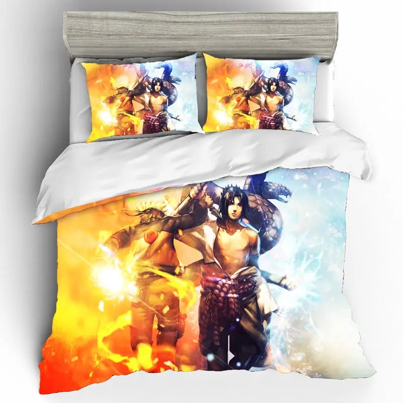DQ0321 Наруто домашний текстиль постельное белье Ropa De Cama Sabanas подарок 3d комплект постельного белья королевского размера Комплект постельного белья s для девочек постельное белье поплин - Цвет: DQ0321