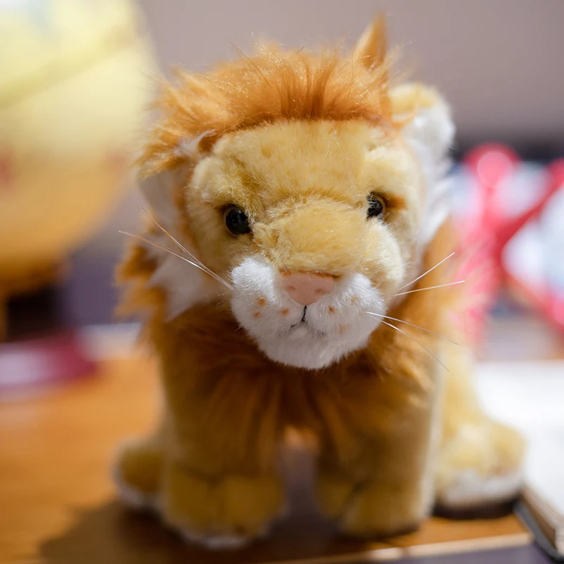 20 cm sitting posture small animal doll plush toy image lifelike home