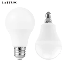 Светодиодный светильник E27 3 Вт 6 Вт 9 Вт 12 Вт 15 Вт 18 Вт 20 Вт AC 220 В 230 В Smart IC SMD2835 светодиодный светильник-свеча лампада ампулы Bombilla лампы светильник
