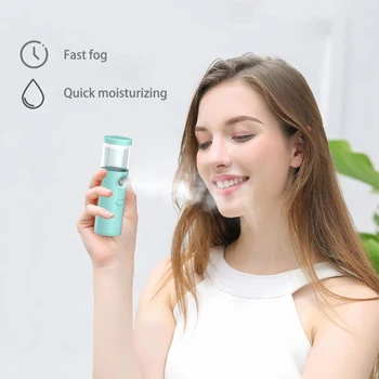

Portable Nano Mini Humidifier USB Rechargeable Nebulizer Steamer Mist Sprayer Health Skin Facial Body Care Machine