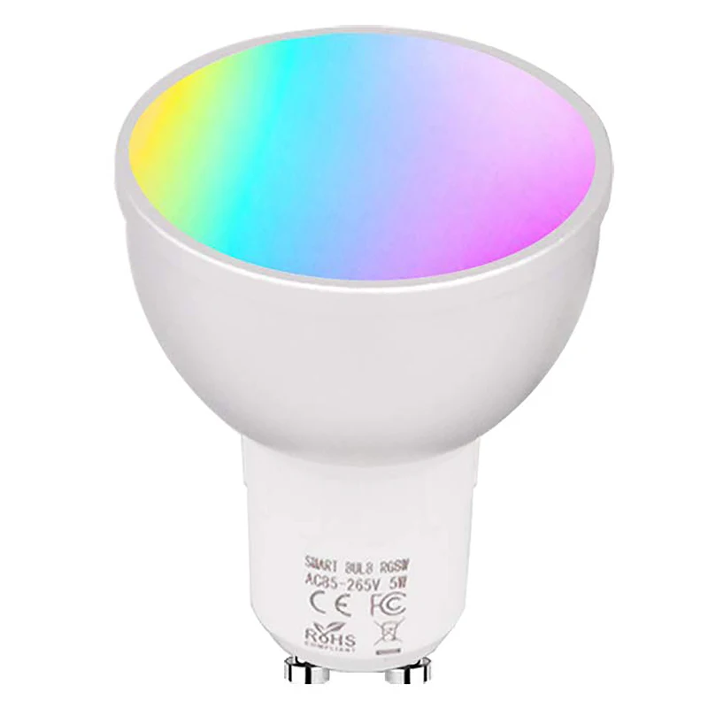 

GU10 LED Bulbs WiFi Smart Light Bulb 5W LED Spotlight Multicolor Lights Dimmable Lamp Changing,WiFi Spotlight,Works With Alexa,