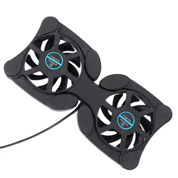 

1PC Laptop Cooler Portable Premium 2 Fans Notebook Cooling Mat USB Cooler Laptop Chill Mat Computer Stand