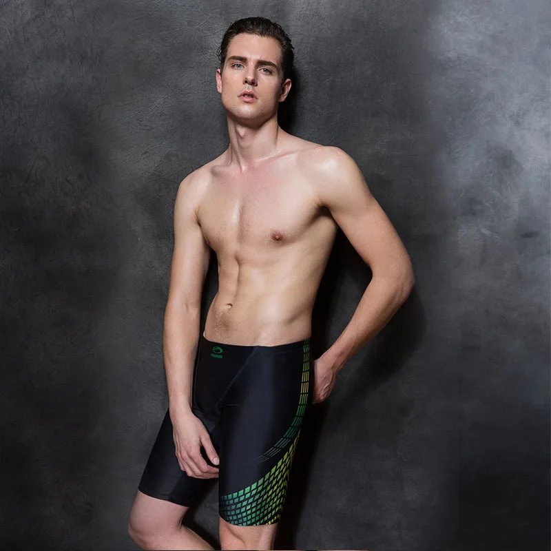 

PHINIKISS Swimming Trunks Men 2017 New Style Comfortable-Style Bathing Suit Quick-Dry Profession Racing Short Swimming Trunks Bo