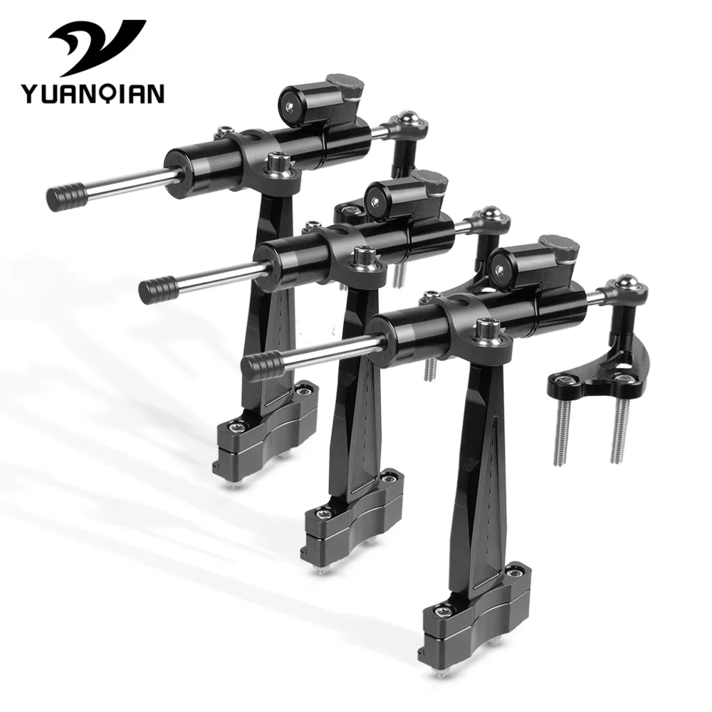 

Motorcycle Adjustable Handlebar Steering Stabilize Damper Bracket Mount Kit CNC Aluminum Accessories FOR HONDA CB 650 F CB650F