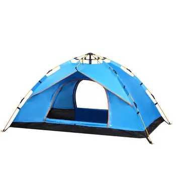 

2-4 Person Outdoor Camping Tent Automatic Camping Tent Thick Rainproof Tent Anti UV Picnic Fishing Tourist Travel Awning Tent
