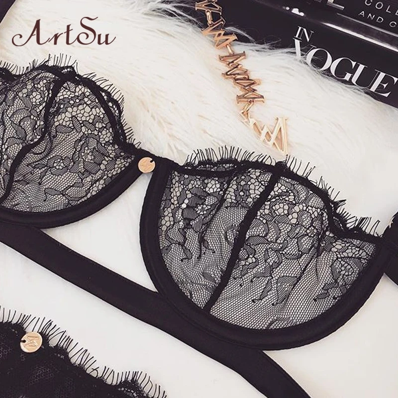 ArtSu женские сексуальные интимные комплекты нижнего белья из 2 предметов