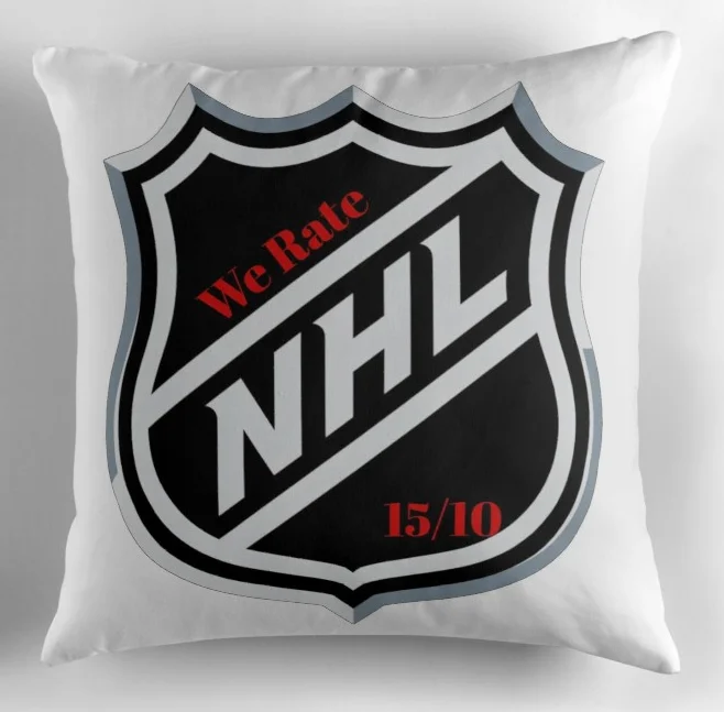 

NHL logo pillow Print pillow Case Cotton Made Pillowcase 45X45cm,55X55cm(Two side)