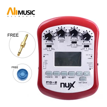 

NUX PG-2 Portable G-EFX Multi Effects Chromatic Guitar Pedal Tuner Metronome & Guitar Mode with Noise Gate