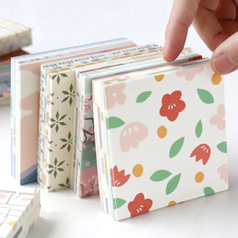 

1PCS Creative Decorative Collage Sticky Note Book Student Portable Memo Pad Stickies Notebook Stationery Child Gifts Office Scho