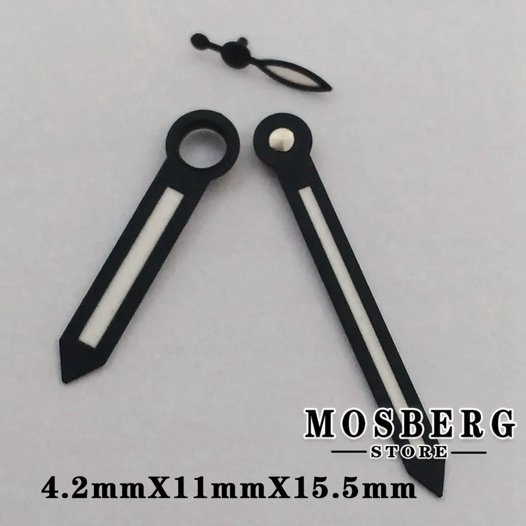Watch Hands Set For ETA Unitas 6497/6498 Movements - Aero With Propeller Second Hand, Swiss Made