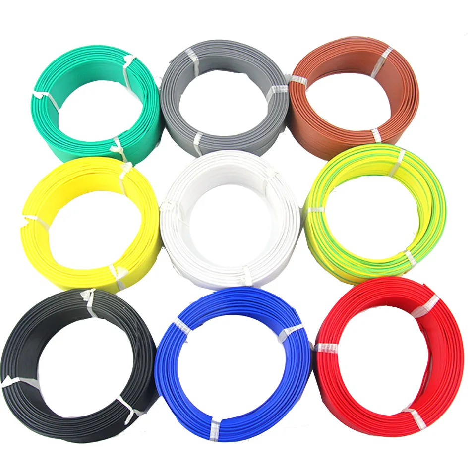 ZoZoMaiy 10 Mètre Fil Électrique Flexible PVC Électrique Câble 2 Noyau