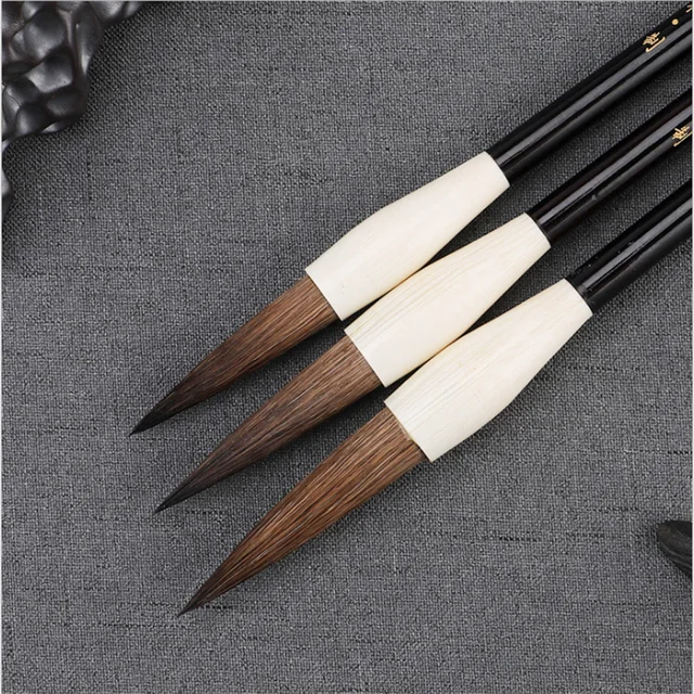 Handmade Traditional Weasel Hairs Chinese Calligraphy Brushes Pen Artist Painting Writing Drawing Brush