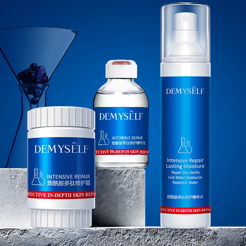 Deme nicotinamide repair essence kit полипептид Сыворотка для лица отбеливающий крем для лица против морщин уход за кожей с сывороткой Сыворотка для лица