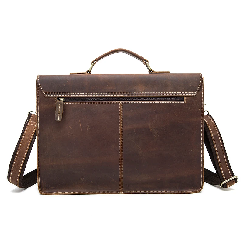 Бизнес-портфель, сумка для мужчин, винтажная, Crazy Horse, кожа, для ноутбука, портфель, сумка, 14 дюймов, для офиса/документов, мужские сумки, для мужчин