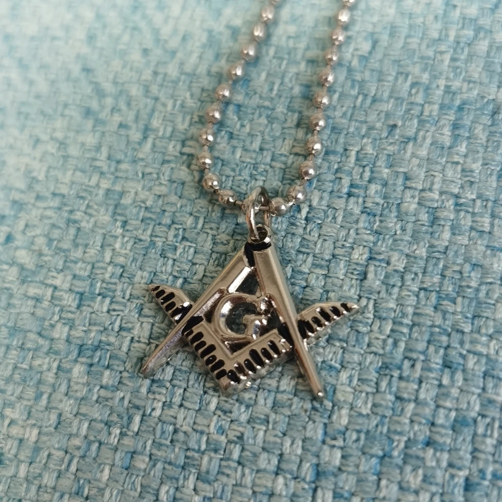 

Wholesale Custom Square & Compass Masonic Necklace