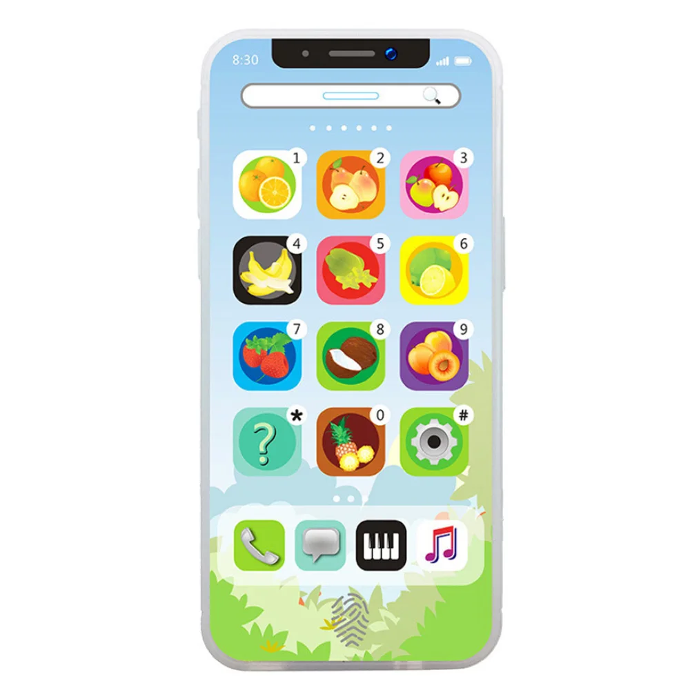 Elektronische Kinder Musik Simulation Smart Mobiltelefon Spielzeug Lernen #J 