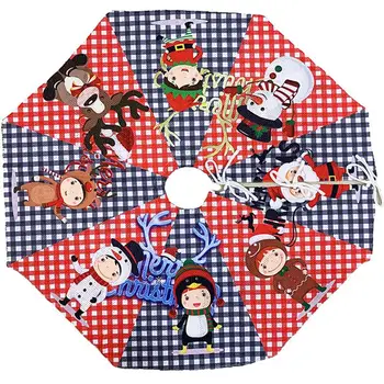 

1Pc Tree Skirt Adorable Dustproof Decorative Fashion Christmas Tree Skirt Tree Apron Tree Bottom Cover for Party