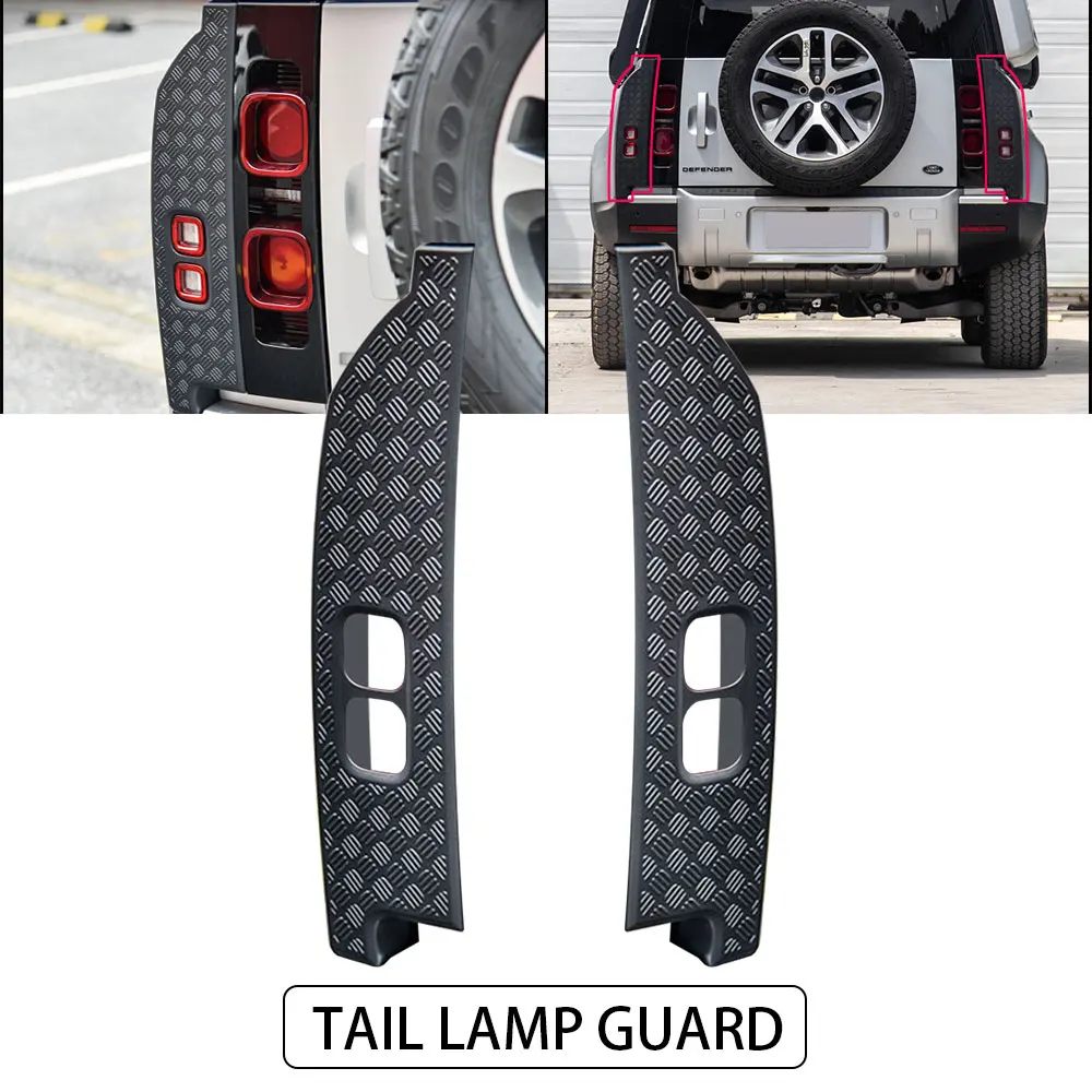 

Car Rearview Mirror Cover Front Rear Bumper Side Scratch Guard Protection Board Guard For Land Rover Defender 110 2020