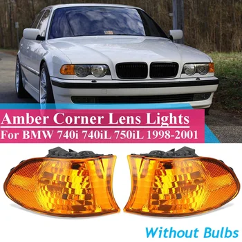 

Car Front Amber Coner Signal Lamp Fog Light Drl Headlights For BMW E38 7 Series 740i 740iL 750iL 1998 - 2001 Styling Accessories