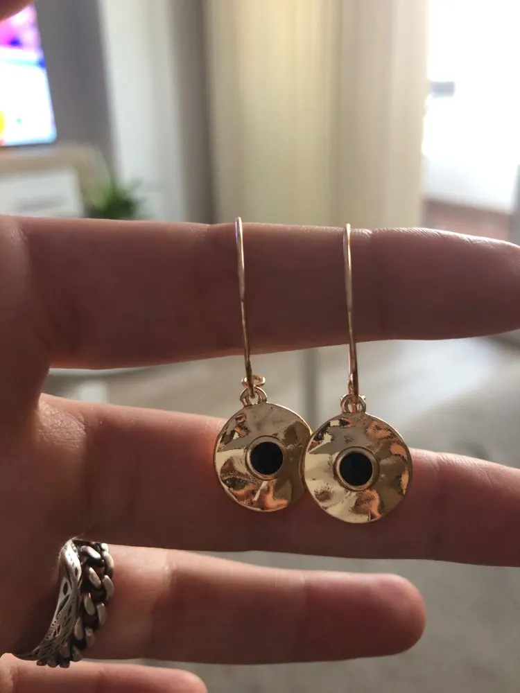 Женские маленькие серьги boucles d oreille femme трендовые золотистые кольца в виде