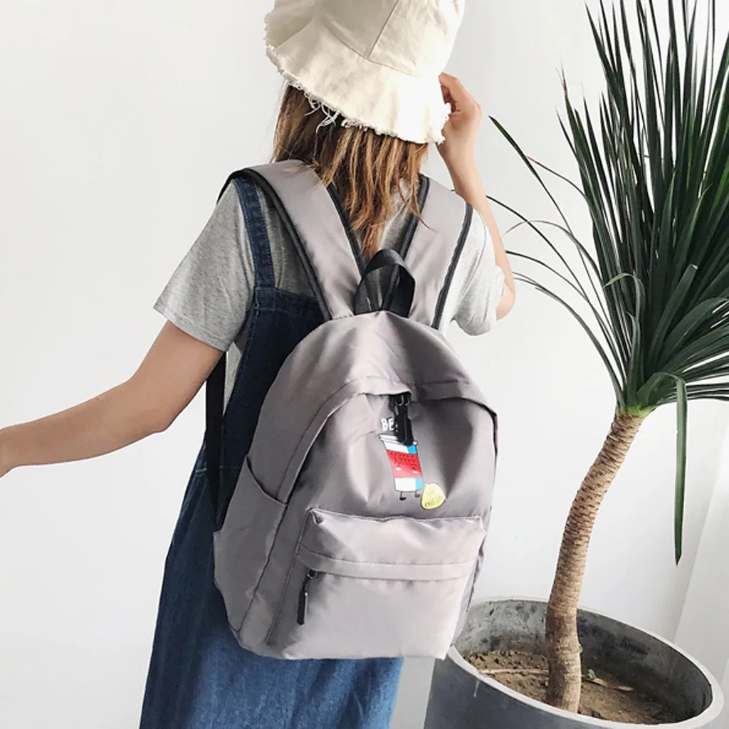 

Maison Fabre 2019 New Fashion High School Student Schoolbag Female Large Capacity Backpack for Girls Back Bag Dropshipping #729