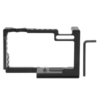 

Camera Cage with Cold Shoe Metal Camera Cage Protection Cover with Cold Shoe Mount Fit for M6 2 Cameras
