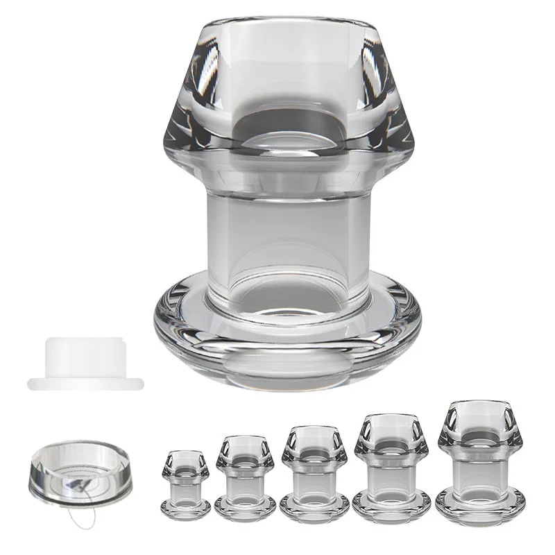 Hollow Butt Plug with Insert Anal Plug/Tunnel/Toy Huge Speculum Anus Dilator SM Enema Sex Toys Bdsm Slave Extreme Fetish | Красота и