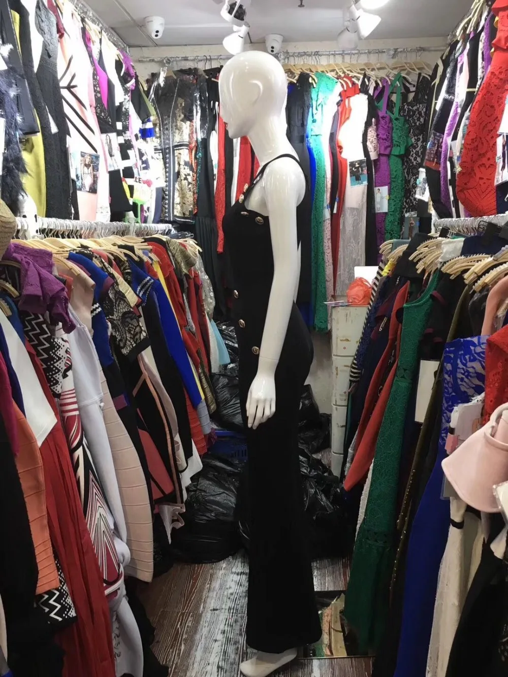 Женский черный комбинезон с круглым вырезом без рукавов vestido бандаж знаменитости для вечеринок комбинезоны
